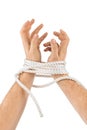 Bound hands Royalty Free Stock Photo