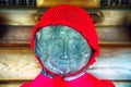 The Bound Jizo in Nanzo-in Buddhist temple, Tokyo, Japan Royalty Free Stock Photo