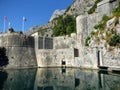 Boundaries of a fortress around Kotor in Montenegro.