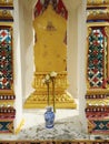 Boundary marker at the Buddhist temple