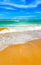 World's âs most exotic islands are in the Indian Ocean. Beautiful beaches and aquamarine waters. Royalty Free Stock Photo