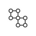 Bounding box icon Thin outline art symbol