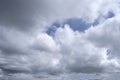 the boundless expanse of the sky with cumulus clouds and rays of the sun, moments of daybreak and sunset