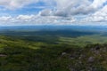 Boundless expanse. view from mountains. Chiquitania. Bolivia