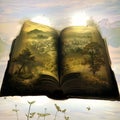 Boundless Imagination: From Pages to Panoramas, An Epic in Pages Royalty Free Stock Photo