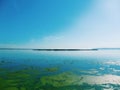 boundless water spaces of the Dnieper River in Ukraine