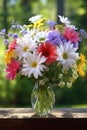 bountiful bouquet showcasing a harmonious blend of various spring blooms