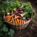 Fresh Harvest from the Farm: Carrots, Beets, and Turnips