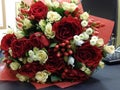 Bouqette of flowers with roses Royalty Free Stock Photo