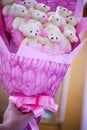 A bouquet of bears Royalty Free Stock Photo