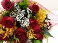 Bouquet with beautiful flowers to gift someone special Royalty Free Stock Photo