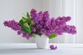 Bouquet of beautiful lilac flowers