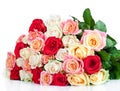 Bouquet of blossoming roses Royalty Free Stock Photo