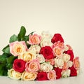 Bouquet of blossoming roses Royalty Free Stock Photo