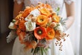 Bouquet for the Bride at the Wedding, Generative AI