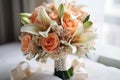 Bouquet for the Bride at the Wedding, Generative AI