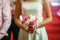 The bouquet for bridesmaid Royalty Free Stock Photo