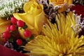 Bouquet with chrysanthemums