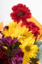 Bouquet of flower bought from supermarket Royalty Free Stock Photo