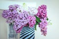 A bouquet of differently colored lilacs Royalty Free Stock Photo