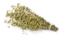 Bouquet of dried greek oregano Royalty Free Stock Photo