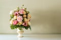 Bouquet Flower in the Vase Royalty Free Stock Photo