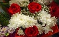 Bouquet of flowers. an attractively arranged bunch of flowers, especially one presented as a gift or carried at a ceremony. nose
