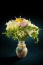 Bouquet of flowers in a decorative vase