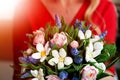 A bouquet of flowers made of paper Royalty Free Stock Photo