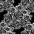 Seamless monochrome pattern