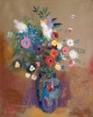 Bouquet Of Flowers Odilon Redon Royalty Free Stock Photo