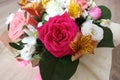 Bouquet of flowers. Roses,daisies, chrysanthemu