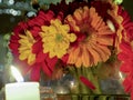 Bouquet of gerberas in a vase