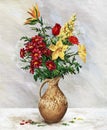 Bouquet in jug