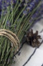 Bouquet of lavender flowers. Closeup Royalty Free Stock Photo