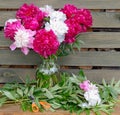 Bouquet of peonies