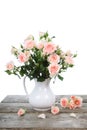 Bouquet of pink roses Royalty Free Stock Photo