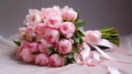bouquet pink wedding flowers