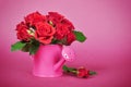Bouquet of red roses Royalty Free Stock Photo