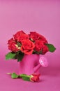 Bouquet of red roses Royalty Free Stock Photo