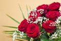 Bouquet of red roses Royalty Free Stock Photo