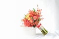 Bouquet of roses orchids and flowers Royalty Free Stock Photo