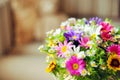 Bouquet of simple flowers Royalty Free Stock Photo