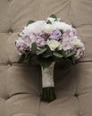 Wedding bouquet of soft muted colors Royalty Free Stock Photo