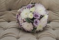 Wedding bouquet of soft lavander and white Royalty Free Stock Photo