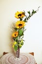 Bouquet of sunflowers Royalty Free Stock Photo