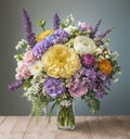 Bouquet in a vase. Lifestyle suggestions that enrich your daily life.