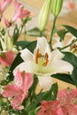 Bouquet with a white lily