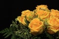 A Bouquet of wonderful yellow Roses