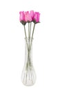 Bouquet Of Wooden Crafted Pink Roses